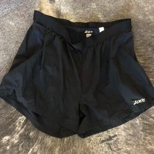 Zoot Black Running Shorts - Size Medium